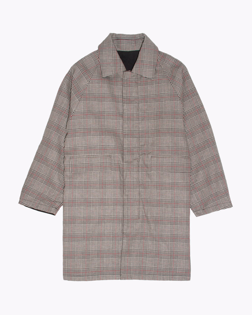 CHECK OVERCOAT - WHALES PLAID (3001)